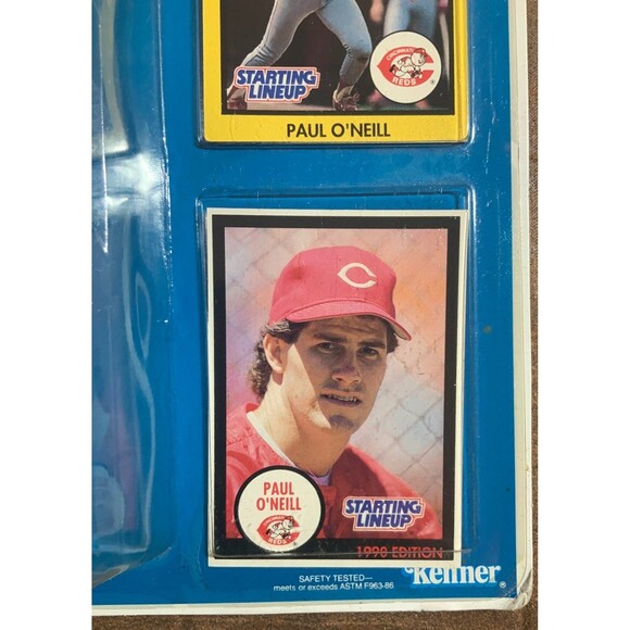 10 Paul O Kenner Starting Lineup MLB Paul O’Neill Cincinnati Reds 1990 Rookie Yankees